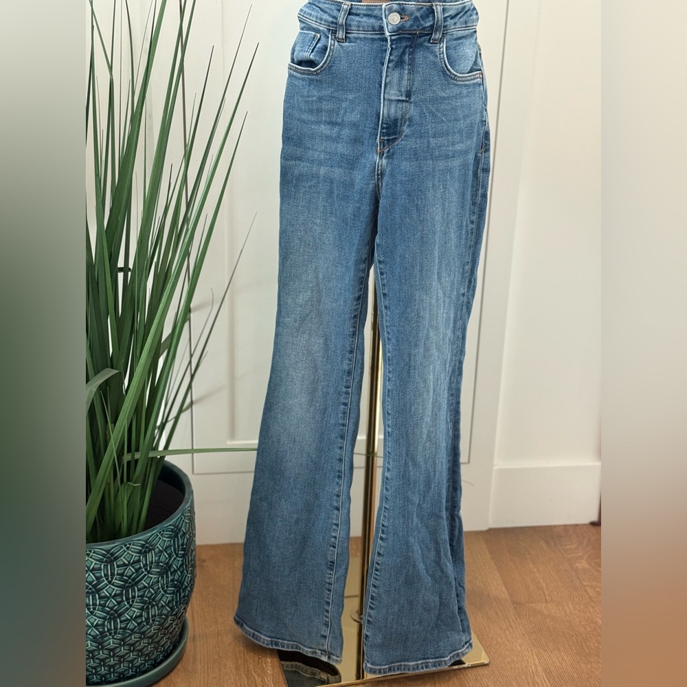 Pilcro high rise flare jeans sz 27
